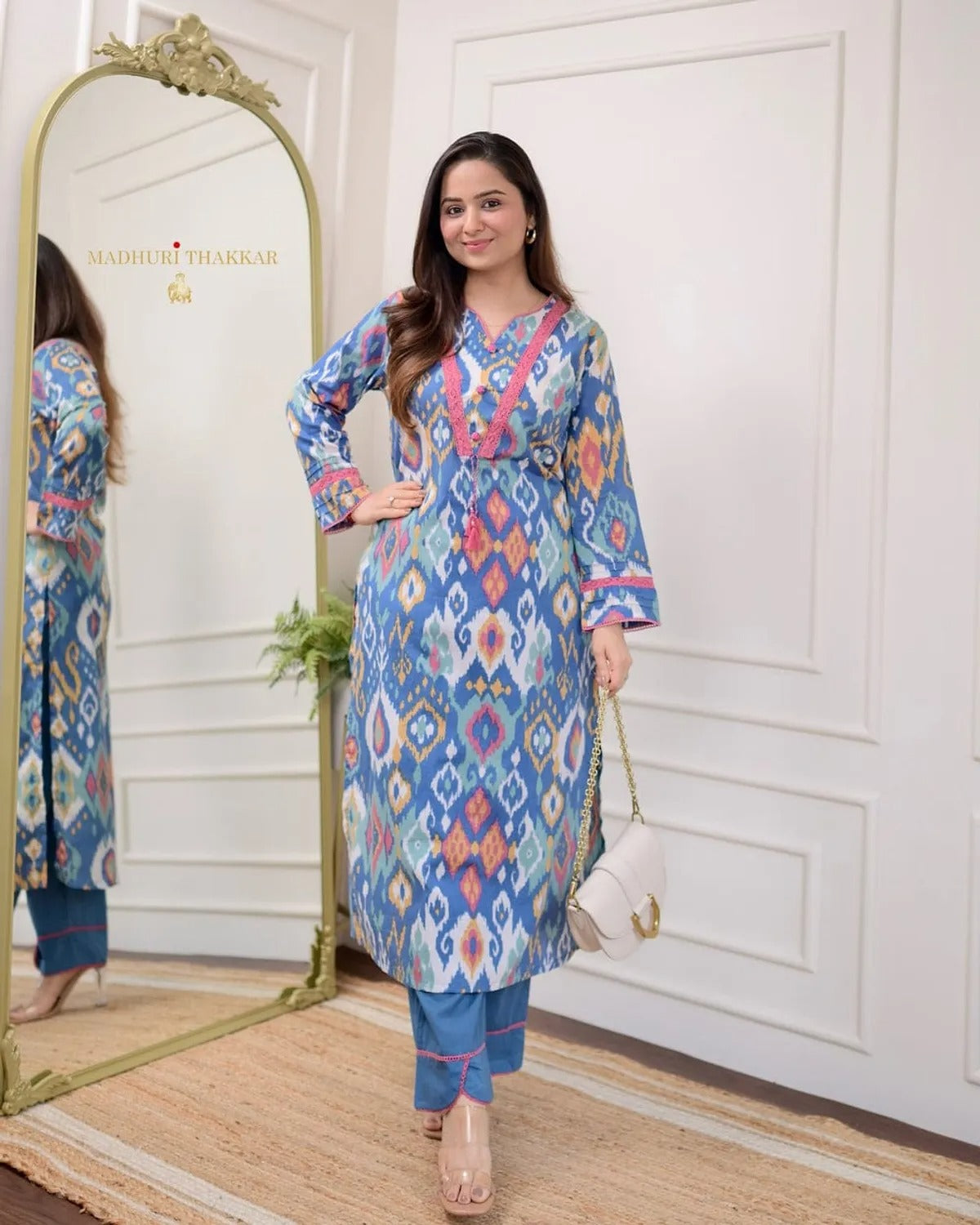 Premium Cotton Printed Designer Kurta