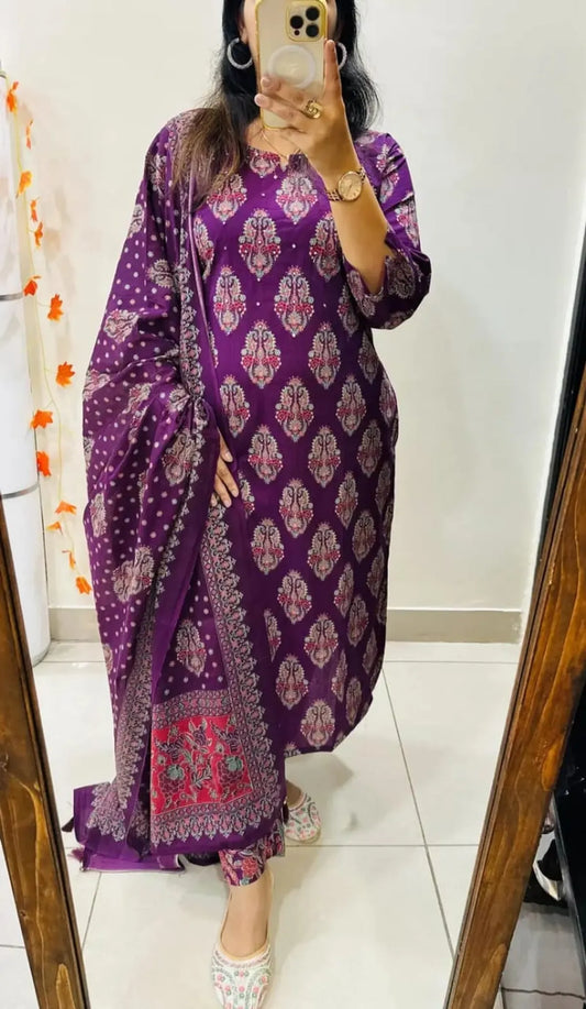 A-Line Kurti with Heavy Embroidery Work for Women