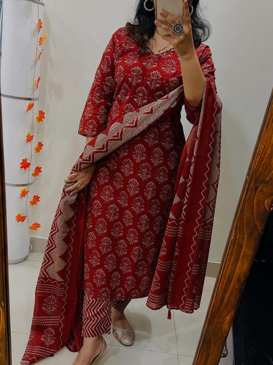 Libas India Stylish Kurti With Pant And Dupatta set